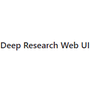 Deep Research Web UI