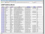 Browsing the address book