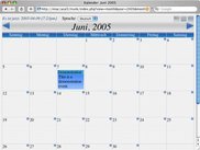 The main month view (ACal 3.0 Alpha 1)