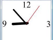 analog clock in Flash