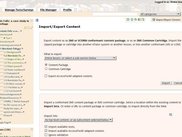 AContent import/export tools