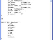ADAL SQL Output Screen