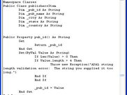 ADAL VB Output Screen