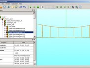 Model of catenary span in ADSS