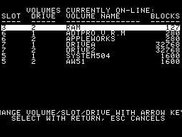 Selecting a volume to transfer