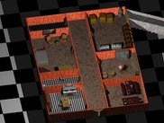 Entry of the dungeon. Cards, plates &amp; pictures on the wall