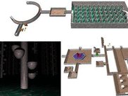 Level overview and inside dungeon view