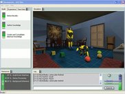 Novamente AI student and human instructor