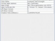 Info about a specific agent.