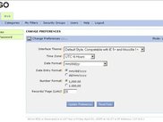 Update Personal Preferences Form