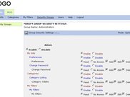 Security and Rights Settings