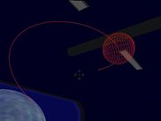 One of the targets from the shooting practice mini-game