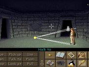 A lightsource gouraud-shading the actor