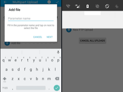 Android Upload Service Screenshot 1