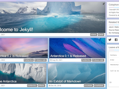 Antarctica Theme Screenshot 1