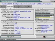 apcupsd monitor Information page
