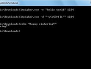 CLMcipher-0.1-alpha-Win in action
