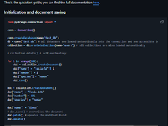 ArangoDB-Community/pyArango Screenshot 1