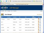 The LKP manager (Ariadne Web Services Layer)
