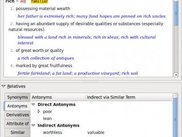 Detailed Antonyms of 'rich'