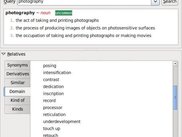 Domain Terms of 'Photography'