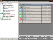Alarm Management Window