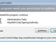 UAC elevation prompt