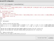 The dialog display a partially completed script.