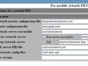 Asterisk module configuration