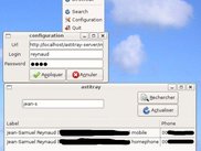 Astitray in action (gnome application)