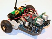 Asuro mit SRF05 Ultraschall Modul