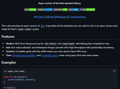 async-std Screenshot 1