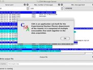 First view of CDA Message Server on Mac OS X