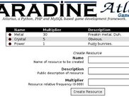 Amun (v1.1) Resource Administration Page
