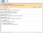 Attachment Reminder in the Add-Ons list