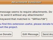 The actual reminder message