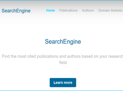 Application home page