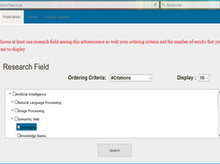 research field selection