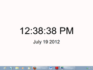 A few lines of code to diplay the time and date