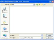 Select Input Directory