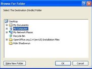 Select Output Directory