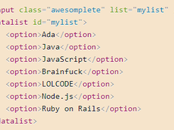 Awesomplete Screenshot 1