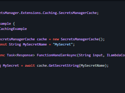 AWS Secrets Manager Caching Client .NET Screenshot 1