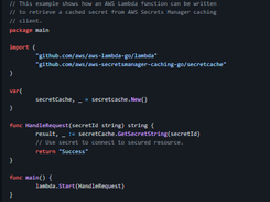 AWS Secrets Manager Go Caching Client Screenshot 1
