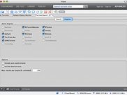 Torrent engine options view.