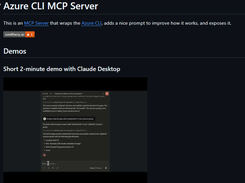 Azure CLI MCP Screenshot 1