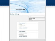 Main Index of Backups