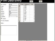 Film Data Entry Form