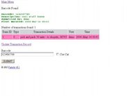 Barcode Transaction Information