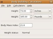 BBCalc 0.8 - Body Mass Index for non-athletes